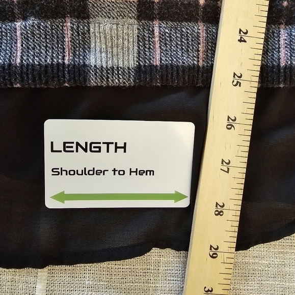 Torrid Size 3 100% Cotton Plaid Pullover Sweater - Picture 8 of 9